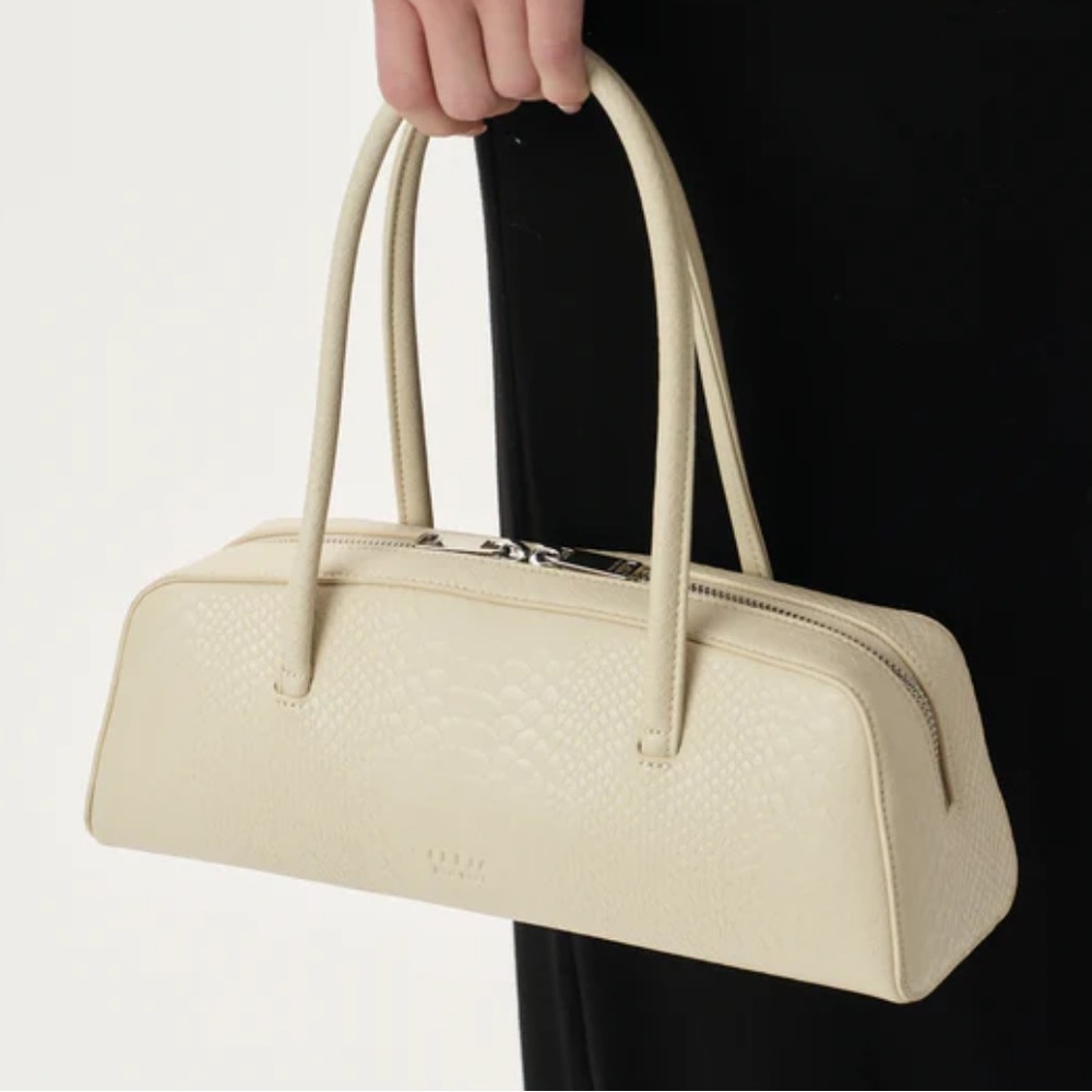 🆕 Freja Mercer Bag in Oat Croc